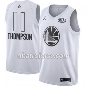 Män Golden State Warriors Tröja Klay Thompson 11 2018 All Star Jordan Brand Vit Swingman